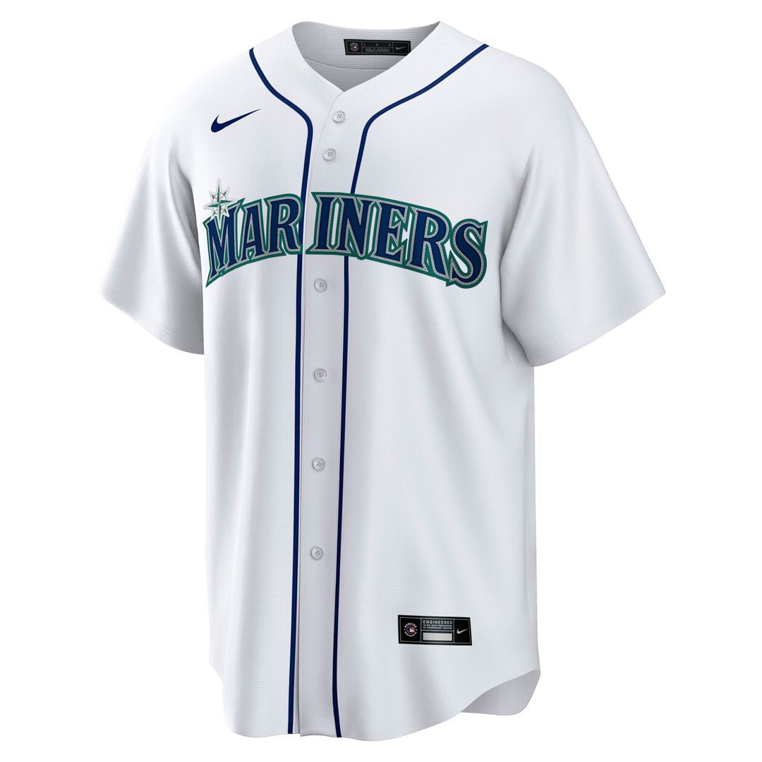 Seattle Mariners Cal Raleigh Nike Home Replica Player Jersey - White