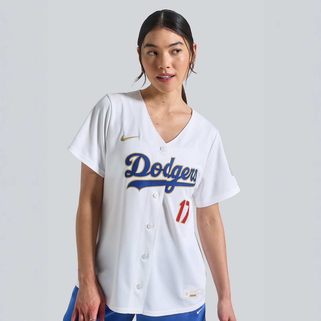 Los Angeles Dodgers Shohei Ohtani Nike Women's 2026 Gold Collection Stadium Jersey - White