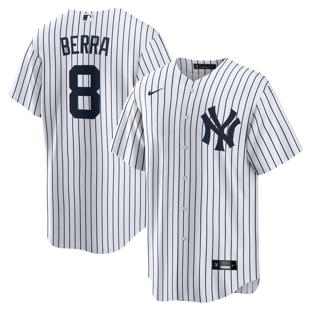 New York Yankees Yogi Berra Nike Home Retired Player Replica Jersey - White