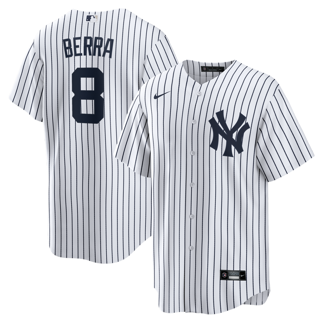 New York Yankees Yogi Berra Nike Home Retired Player Replica Jersey - White