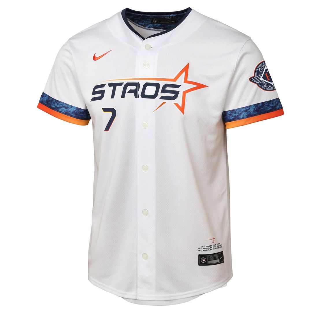 Houston Astros Craig Biggio Nike Youth 2025 City Connect Limited Player Jersey - White
