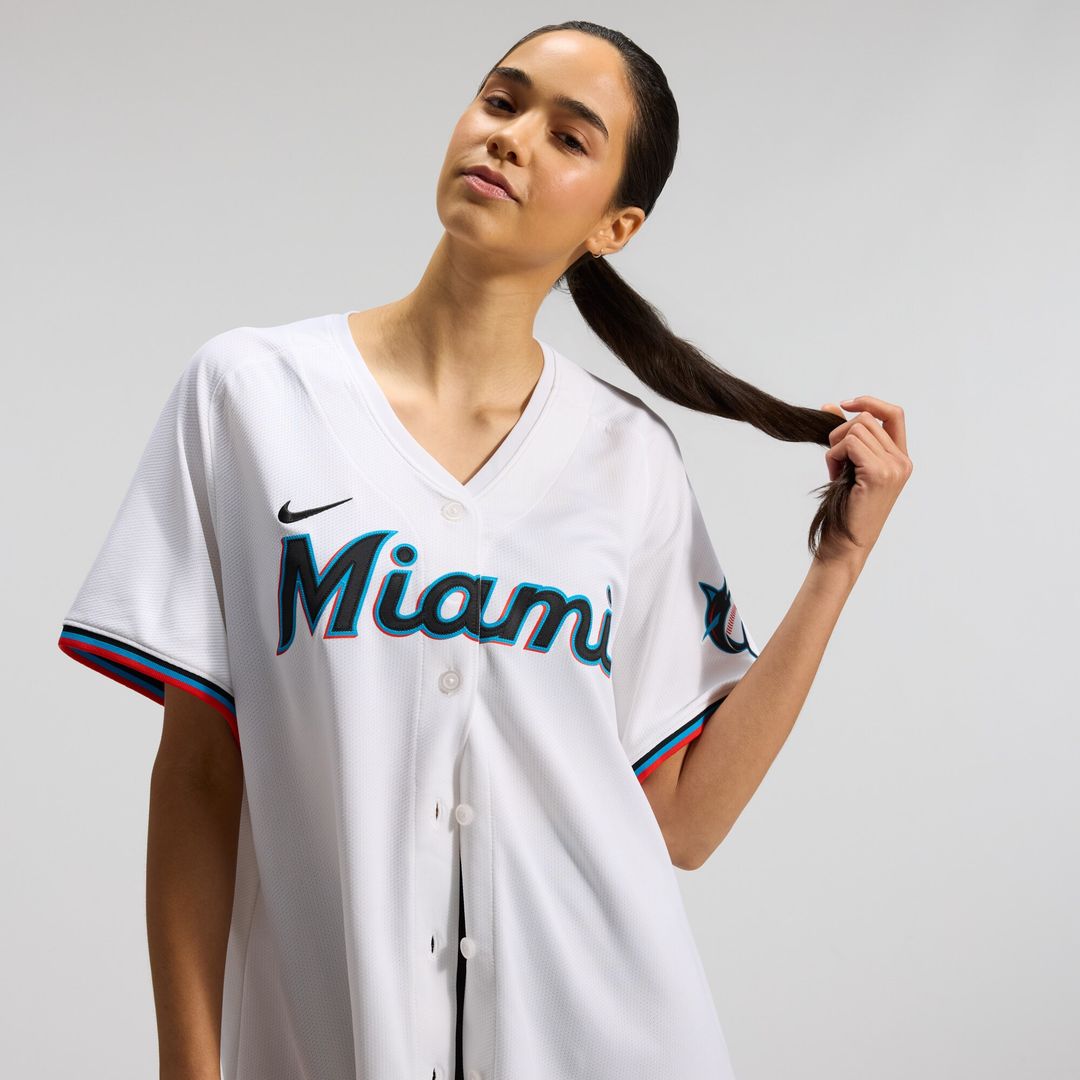 Miami Marlins Sandy Alcantara Nike Women's Home Limited Player Jersey – White