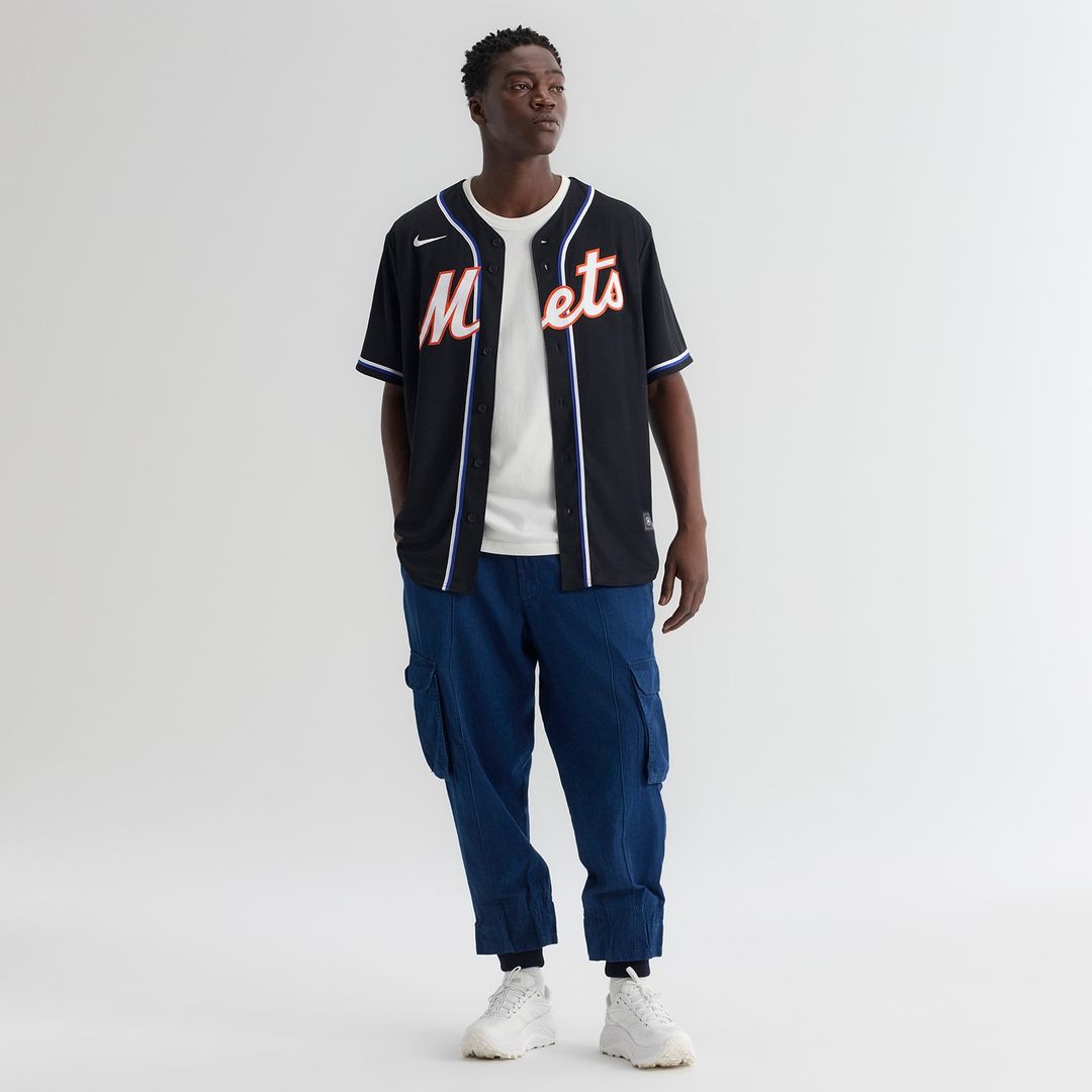 New York Mets Juan Soto Nike Fashion Replica Black Out Jersey