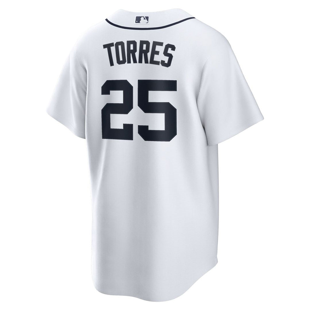 Detroit Tigers Gleyber Torres Nike Home Replica Jersey - White