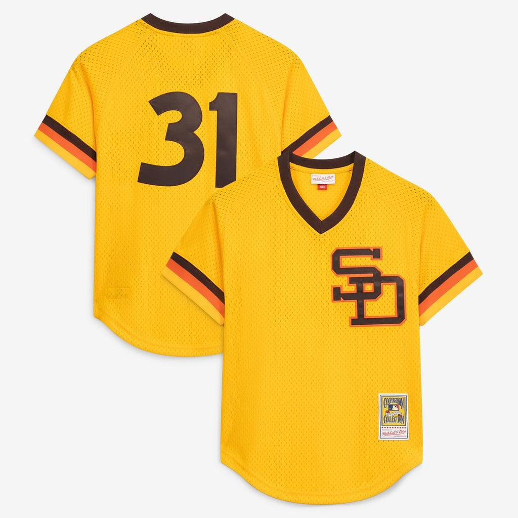 San Diego Padres Dave Winfield Mitchell & Ness Authentic Batting Practice Jersey - Gold
