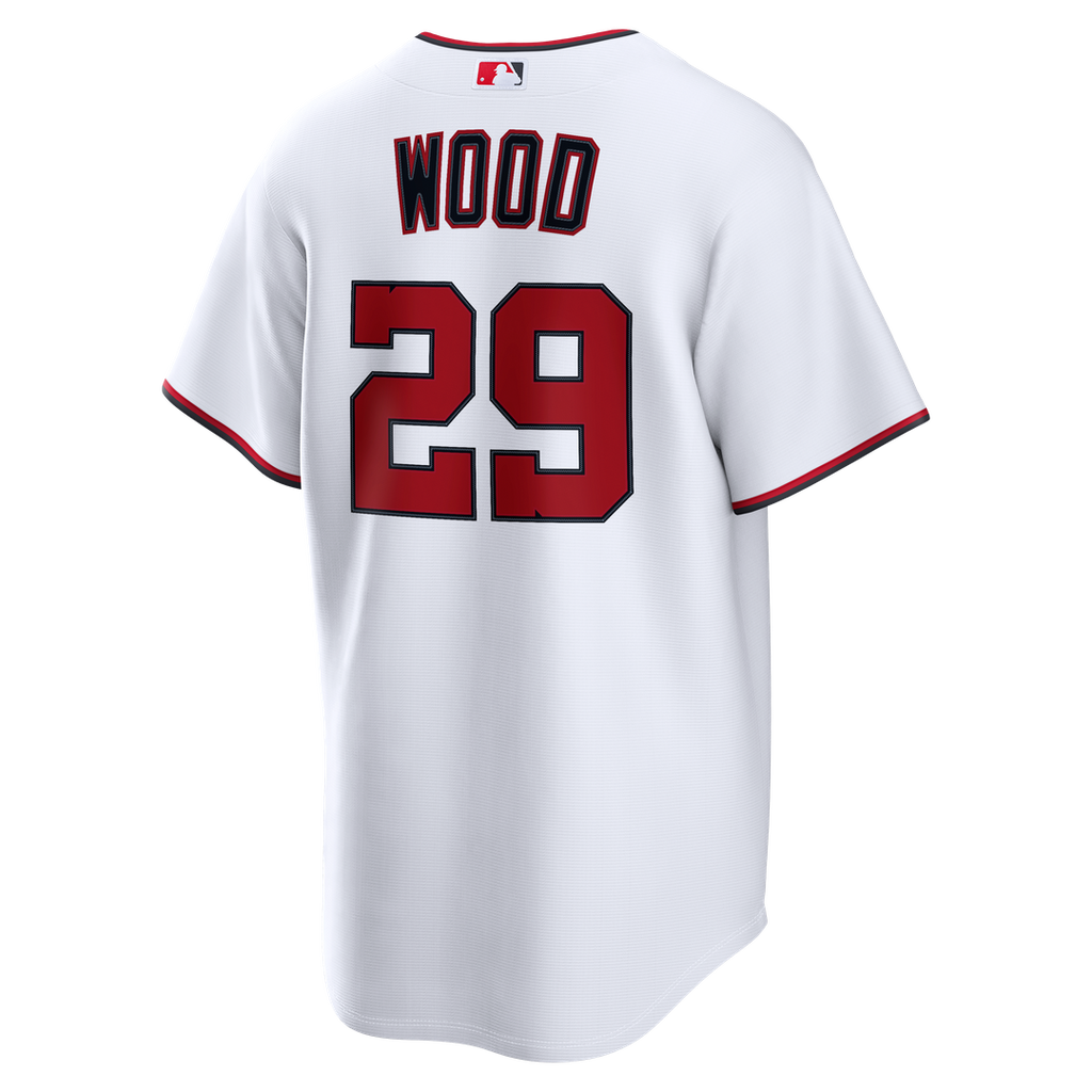 Washington Nationals James Wood Nike Home Replica Jersey - White