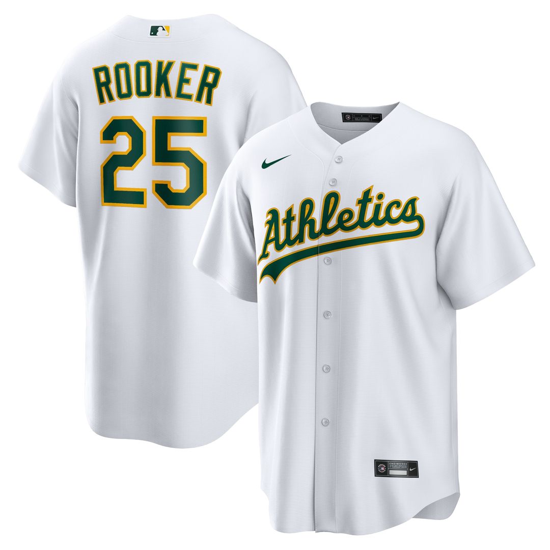 Athletics Brent Rooker Nike Home Replica Jersey - White