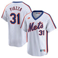 New York Mets Mike Piazza Nike Throwback Cooperstown Limited Jersey - White