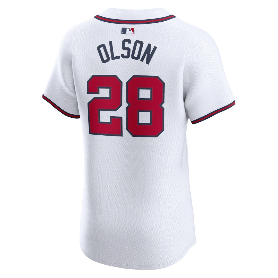 Atlanta Braves Matt Olson Nike Home Elite Player Jersey - White