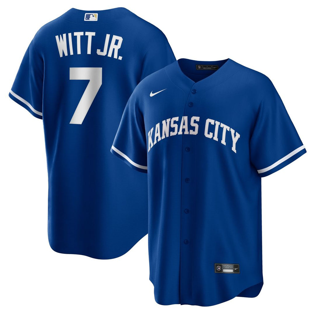 Kansas City Royals Bobby Witt Jr. Nike Alternate 2 Replica Jersey - Rush Blue