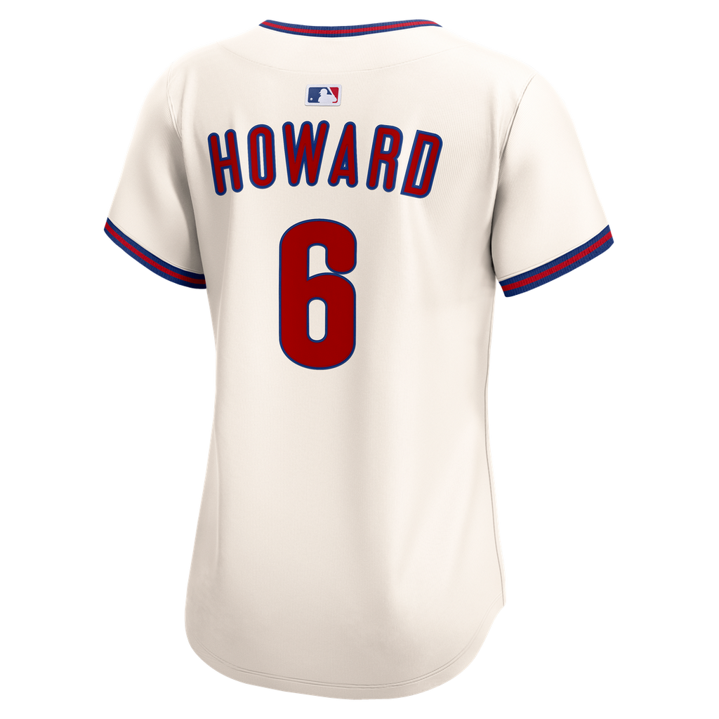Philadelphia Phillies Ryan Howard Nike Women's Limited Jersey - White