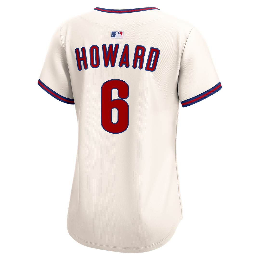 Philadelphia Phillies Ryan Howard Nike Women's Limited Jersey - White