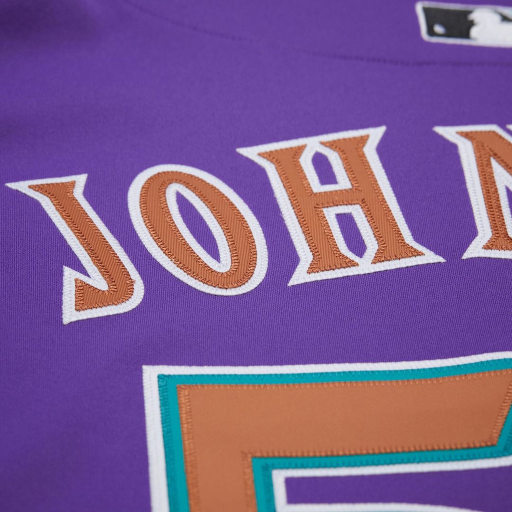Arizona Diamondbacks Randy Johnson Mitchell & Ness 2000 Throwback Authentic Jersey - Purple