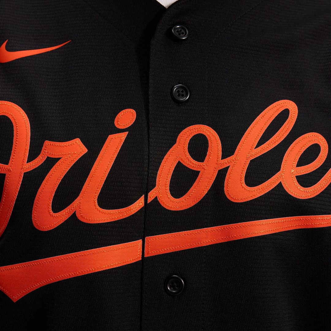 Baltimore Orioles Nike Alternate Replica Team Jersey - Black