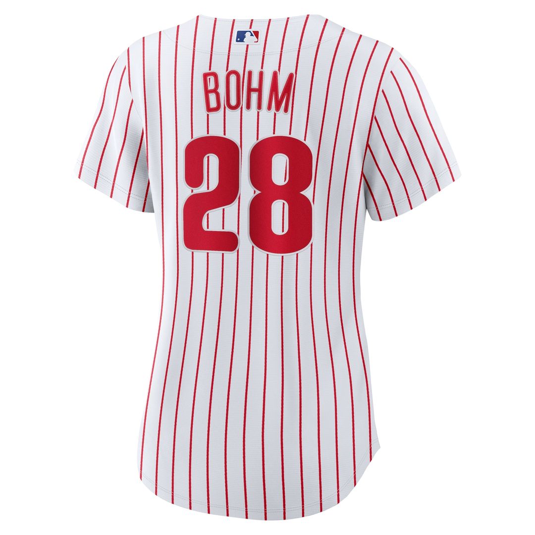 Philadelphia Phillies Alec Bohm Nike Women's Home Replica Jersey - White