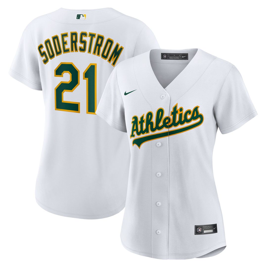 Athletics Tyler Soderstrom Nike Women's Home Replica Jersey - White