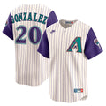 Arizona Diamondbacks Luis Gonzalez Nike Throwback Cooperstown Limited Jersey - Cream