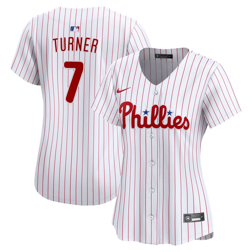 Philadelphia Phillies Trea Turner Nike Women's Home Limited Player Jersey - White
