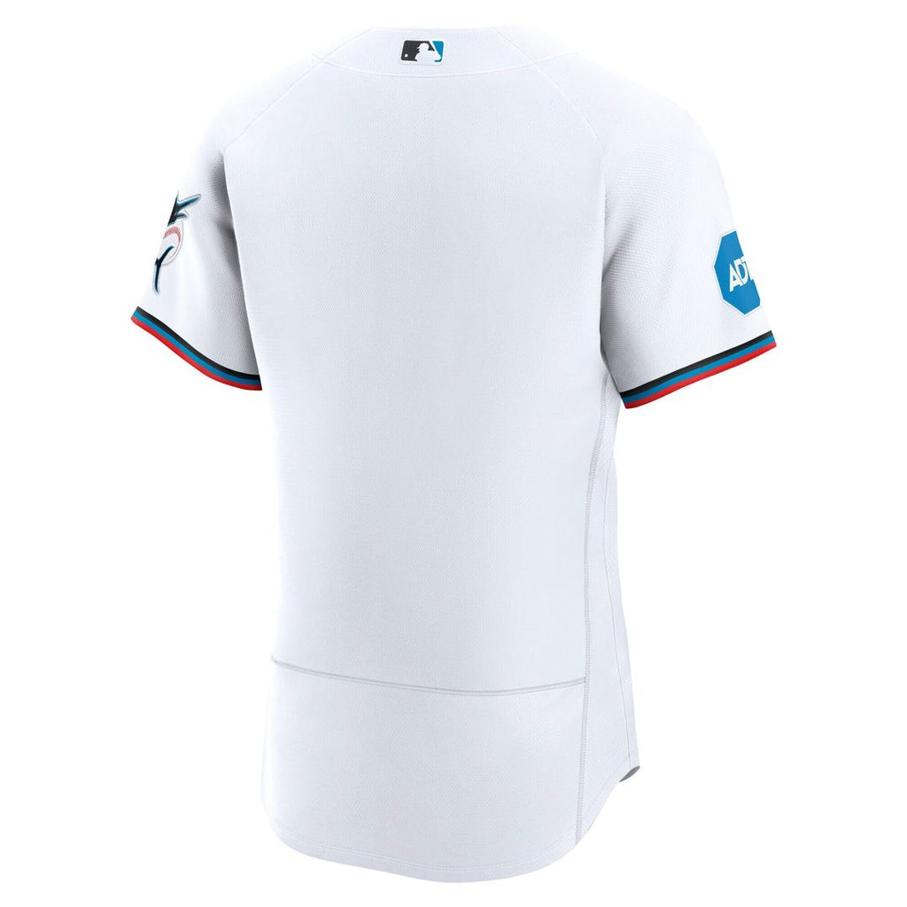 Miami Marlins Nike Home Authentic Jersey - White