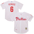 Philadelphia Phillies Ryan Howard Mitchell & Ness Cooperstown Authentic Jersey – White