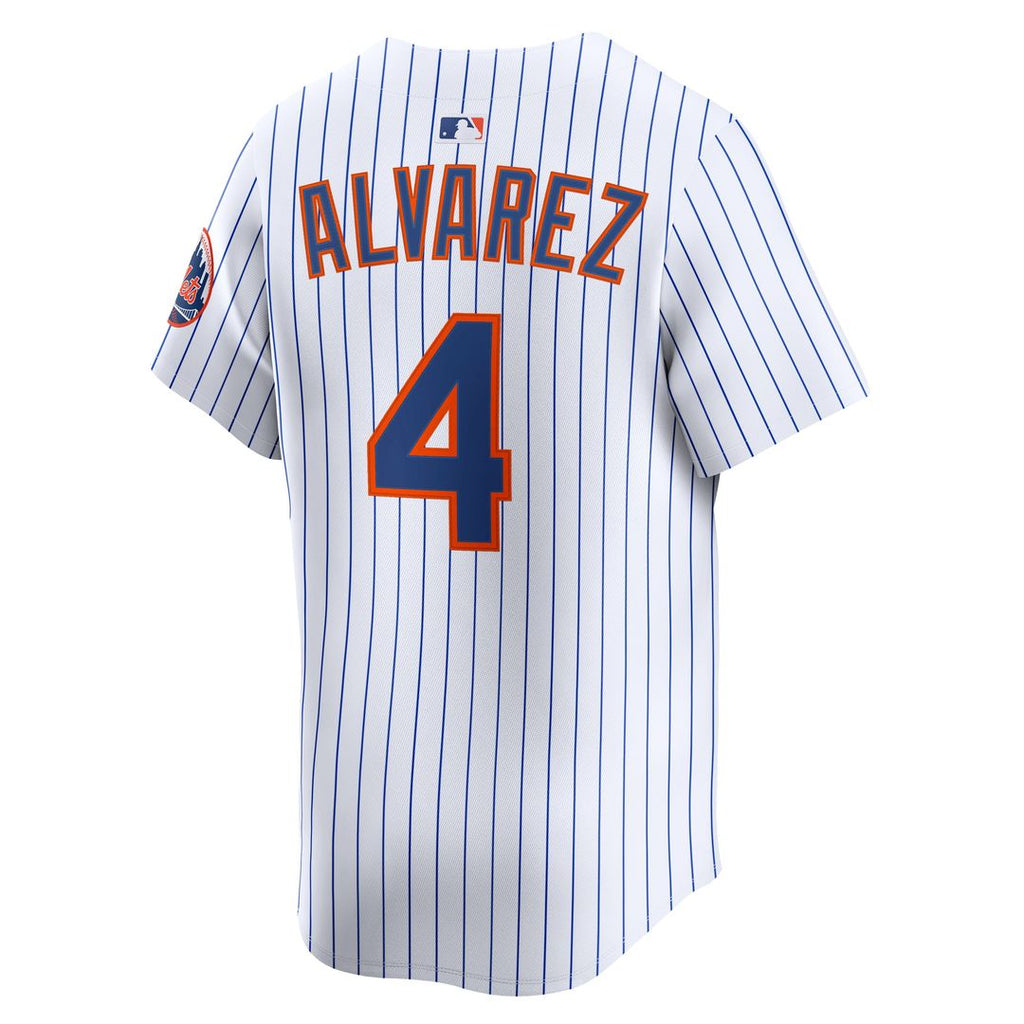 New York Mets Francisco Alvarez Nike Home Limited Player Jersey - White