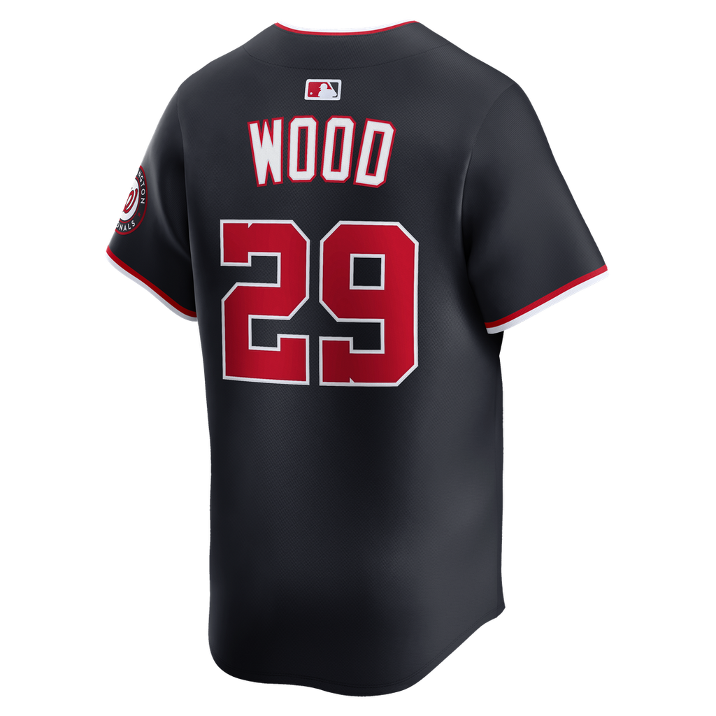 Washington Nationals James Wood Nike Alternate Limited Player Jersey - Navy