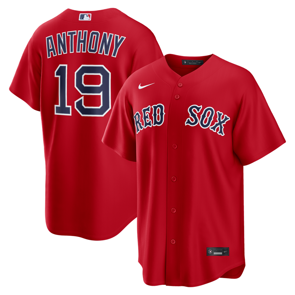 Boston Red Sox Roman Anthony Nike Alternate Replica Jersey - Red