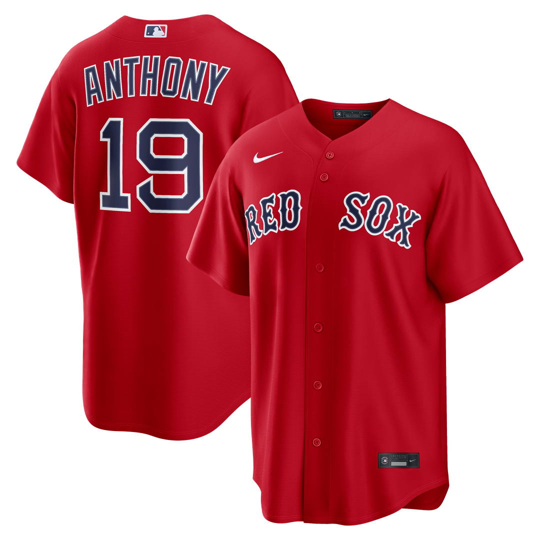 Boston Red Sox Roman Anthony Nike Alternate Replica Jersey - Red