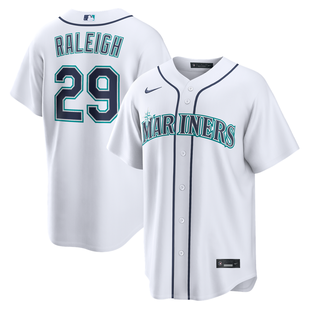 Seattle Mariners Cal Raleigh Nike Road Replica Jersey - Navy