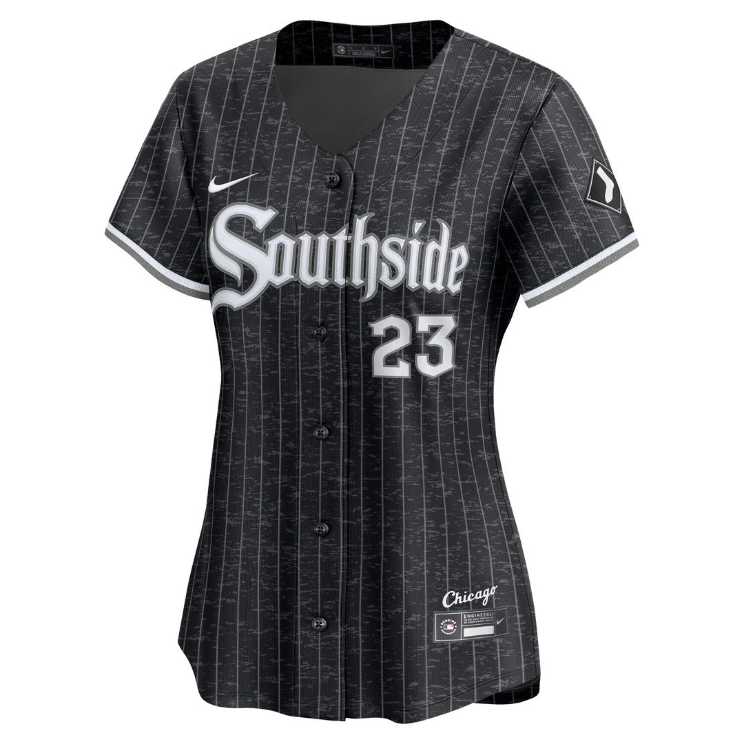 Chicago White Sox Andrew Benintendi Nike Women's City Connect Limited Jersey - Black