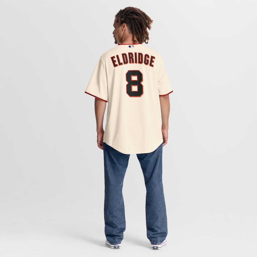San Francisco Giants Bryce Eldridge Nike Home Replica Jersey - Cream