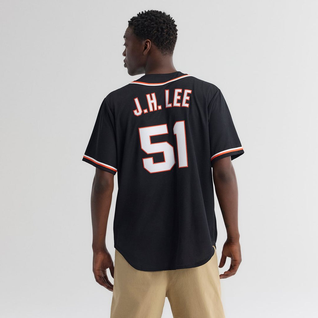 San Francisco Giants Jung Hoo Lee Nike Fashion Replica Black Out Jersey
