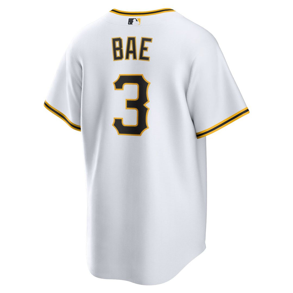 Pittsburgh Pirates Ji - Hwan Bae Nike Replica Player Jersey - White