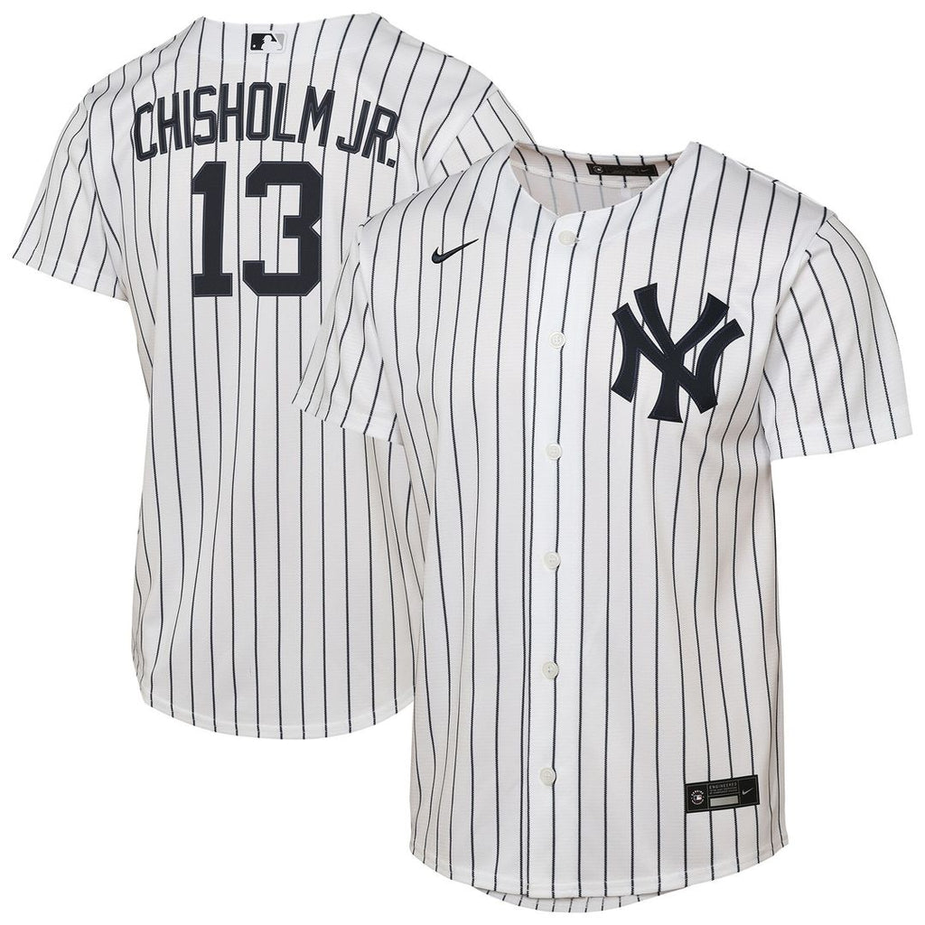New York Yankees Jazz Chisholm Jr. Nike Youth Home Replica Jersey - White