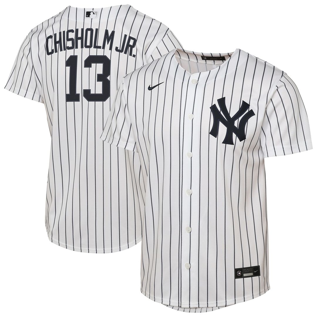 New York Yankees Jazz Chisholm Jr. Nike Youth Home Replica Jersey - White