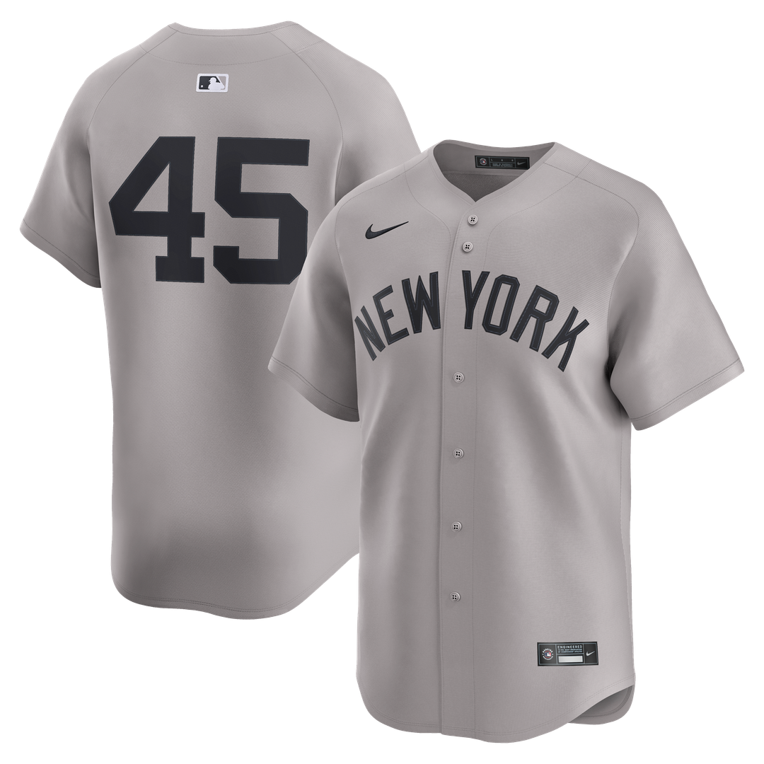 New York Yankees Gerrit Cole Nike Road Limited Player Jersey - Gray