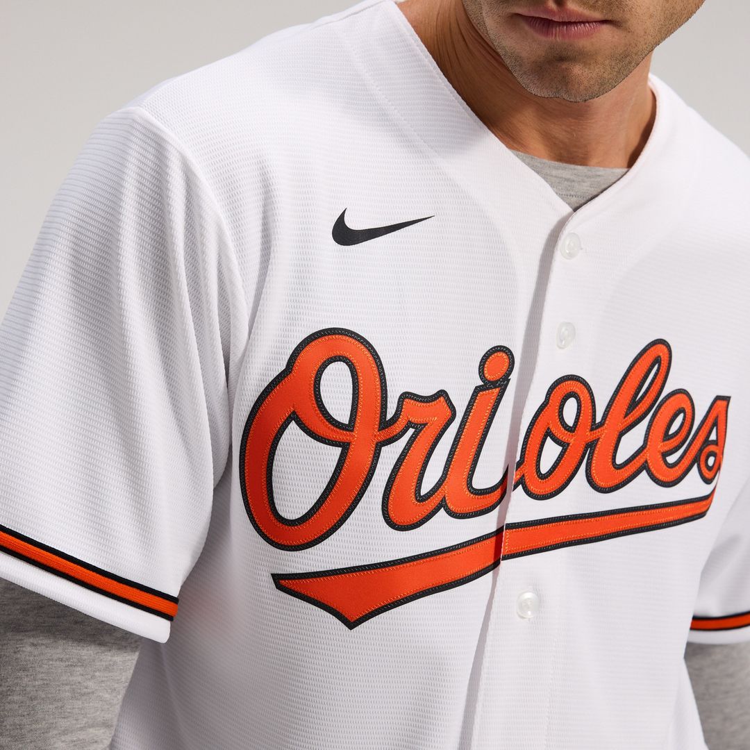 Baltimore Orioles Nike Home Replica Team Jersey - White