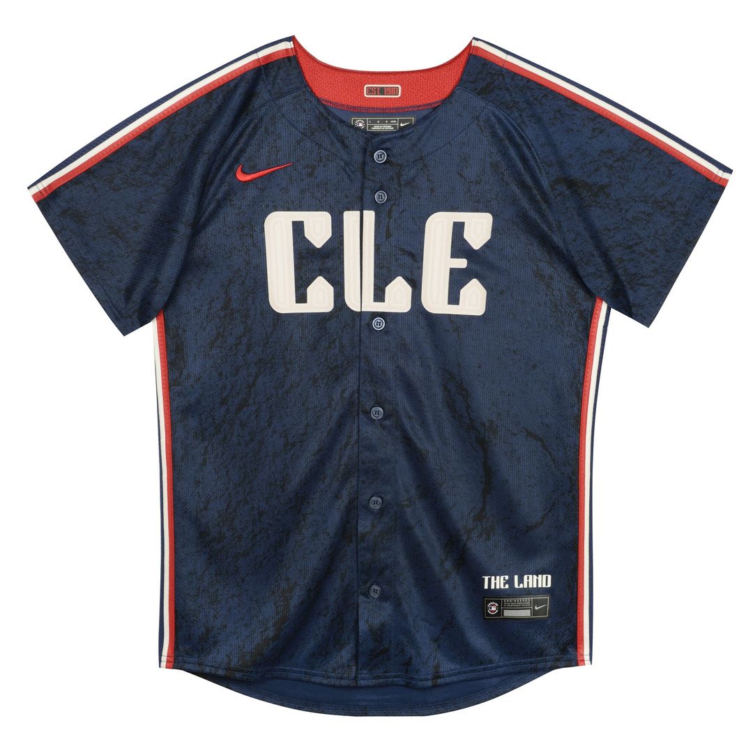 Cleveland Guardians Nike Preschool City Connect Jersey - Navy