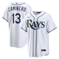 Tampa Bay Rays Junior Caminero Nike Home Replica Jersey - White