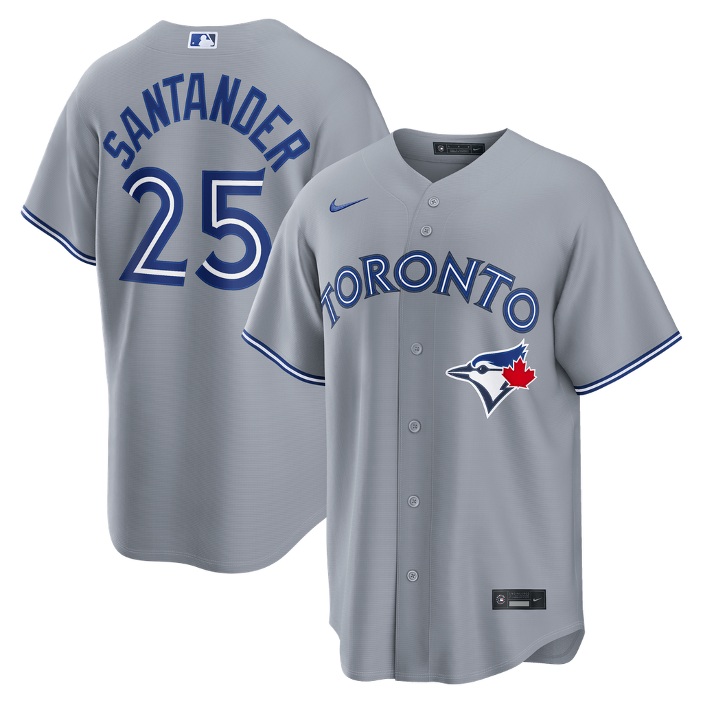 Toronto Blue Jays Anthony Santander Nike Road Replica Jersey - Gray