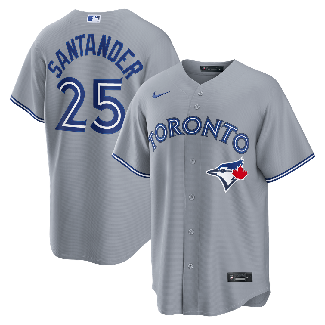 Toronto Blue Jays Anthony Santander Nike Road Replica Jersey - Gray