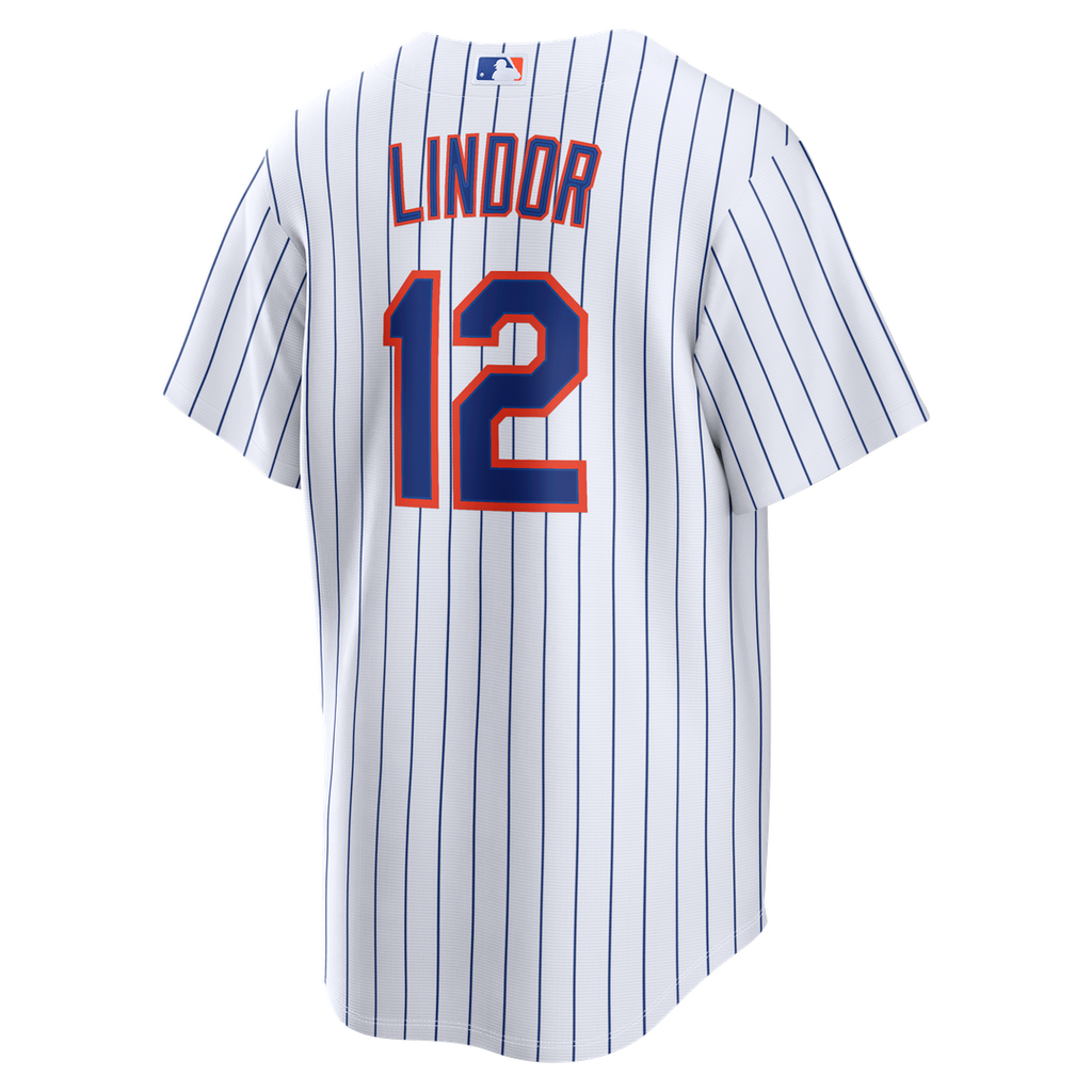 New York Mets Francisco Lindor Nike Home Replica Jersey - White