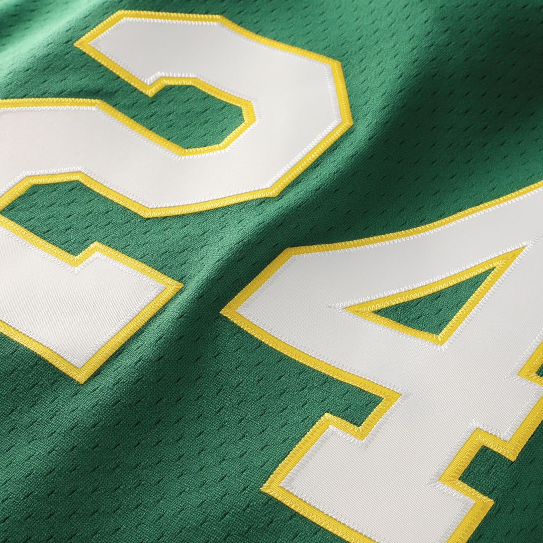 Athletics Rickey Henderson Mitchell & Ness Authentic Batting Practice Jersey - Green