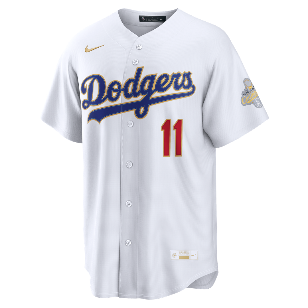 Los Angeles Dodgers Roki Sasaki Nike 2026 Gold Collection Stadium Jersey - White