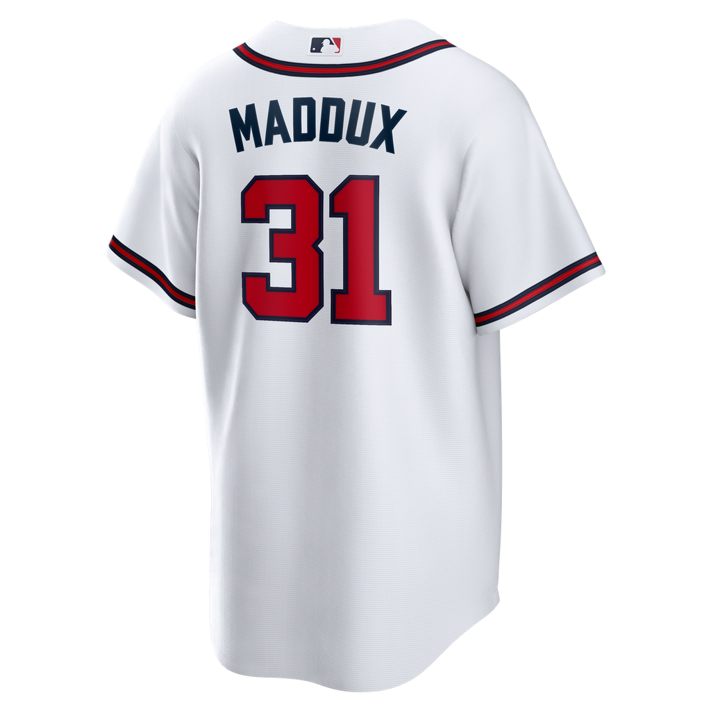Atlanta Braves Greg Maddux Nike Home Retired Player Replica Jersey - White