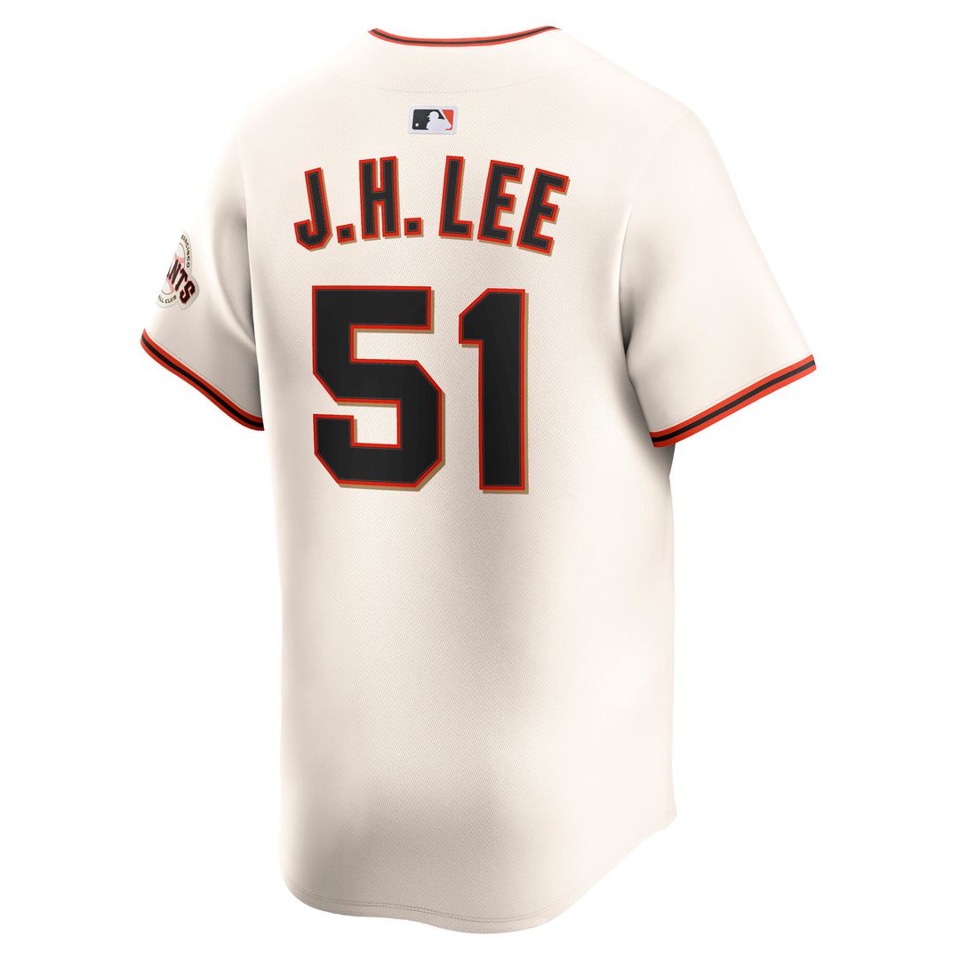San Francisco Giants Jung Hoo Lee Nike Home Limited Player Jersey - Cream