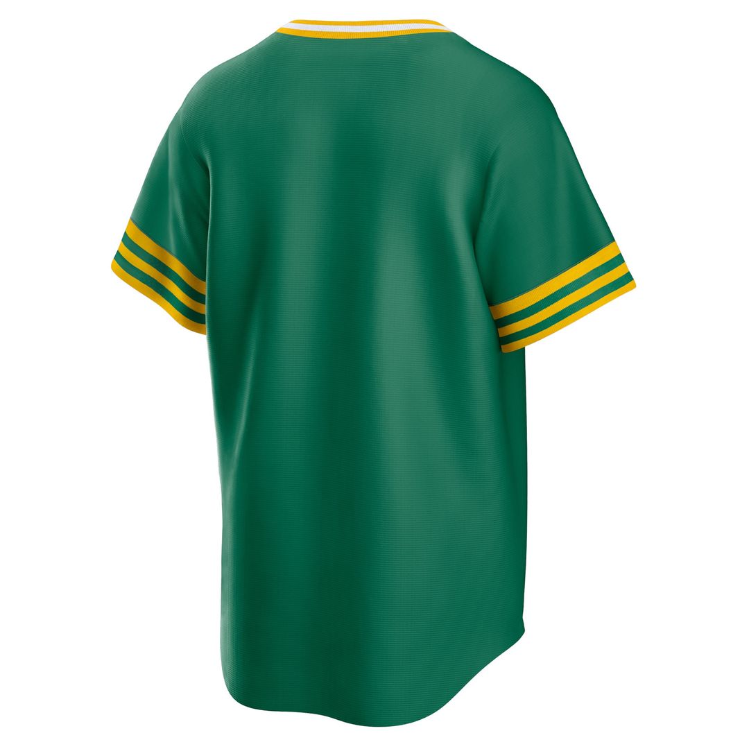 Athletics Nike Road Cooperstown Team Jersey - Kelly Green