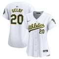 Athletics Zack Gelof Nike Women's Home Limited Player Jersey – White