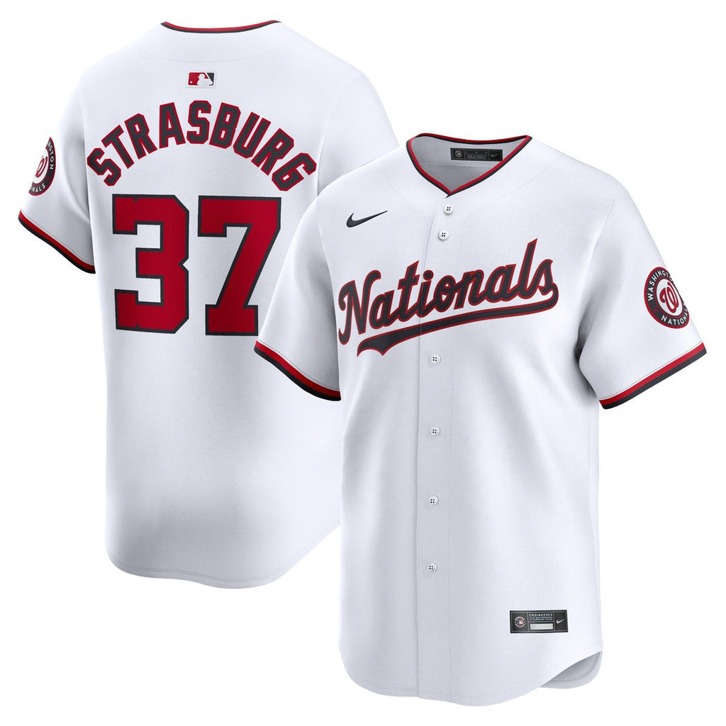 Washington Nationals Stephen Strasburg Nike Home Limited Player Jersey - White