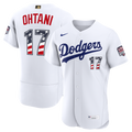 Los Angeles Dodgers Shohei Ohtani Nike USA 250 Fourth of July Home Authentic Jersey - White